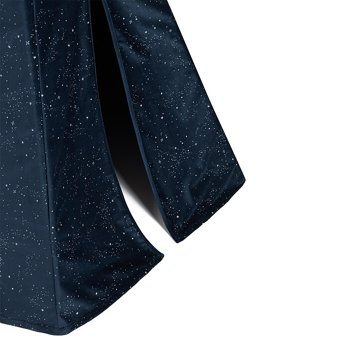 Tipi Arizona Eco-velvet - Night Blue Silver Milky Way Nobodinoz