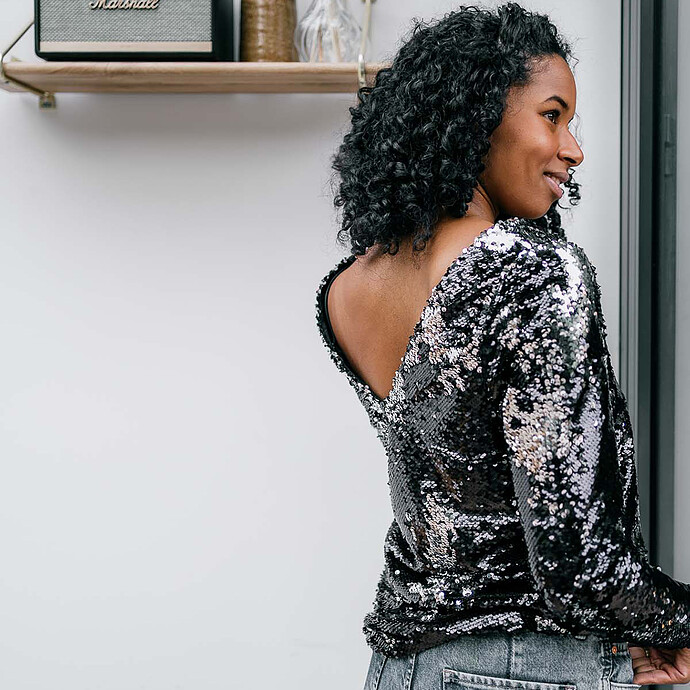 Avis Top Sequins d'Allaitement Night Fev'her Mama All The Mamas - XXL