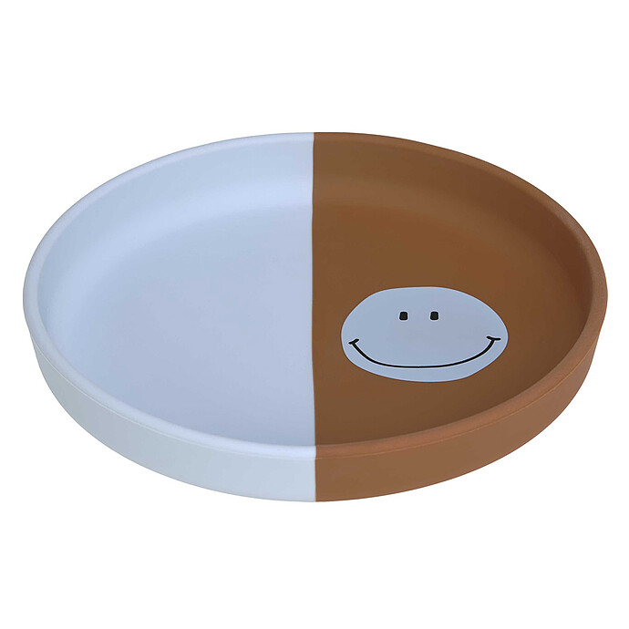 Assiette en Silicone Happy Rascals - Smile LÄSSIG