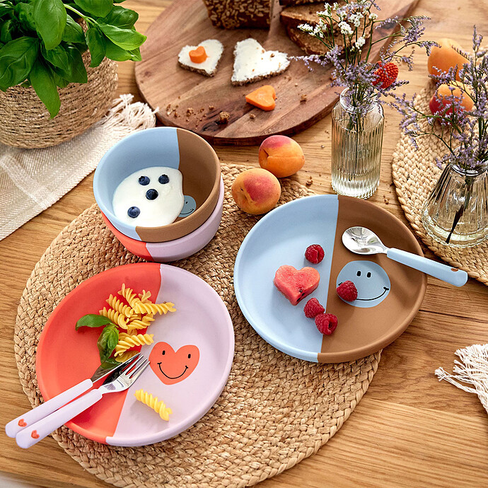 Avis Assiette en Silicone Happy Rascals - Smile