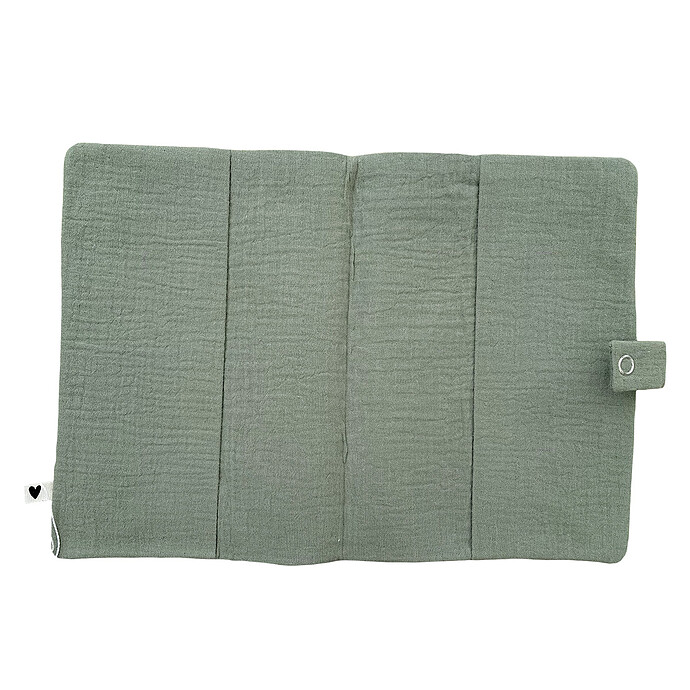 Protège-carnet de Santé - Vert Olive Mes Petits Bobos Atelier Wagram