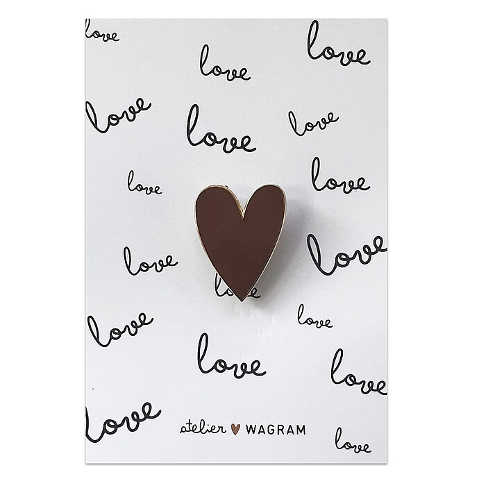 Pin's Carte Love - Chocolat Atelier Wagram