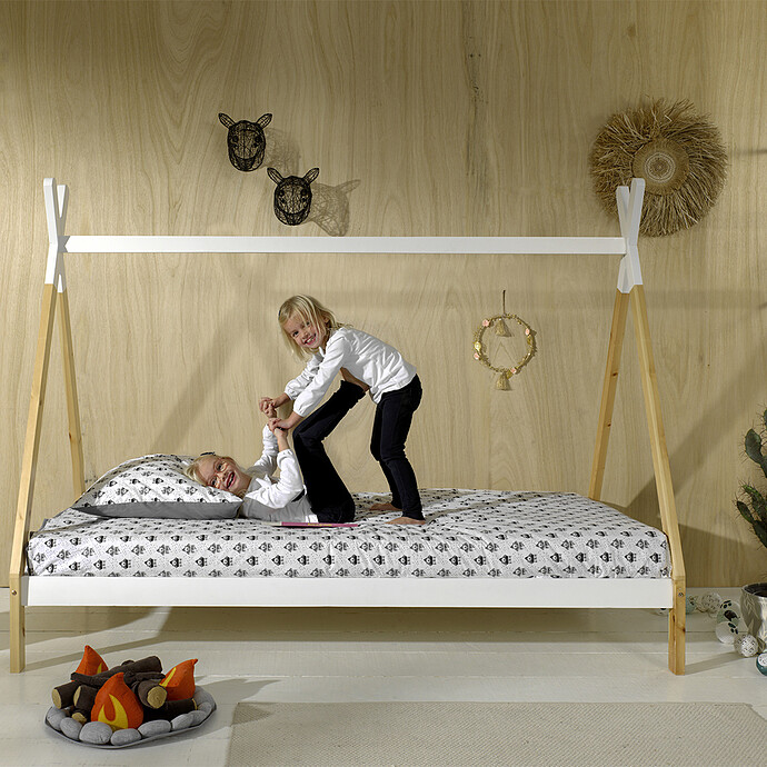 Avis Lit Tipi Blanc - 90 x 200 cm