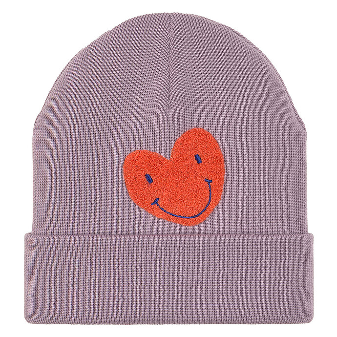 Bonnet Little Gang Coeur Lavande - 3/6 Ans LÄSSIG