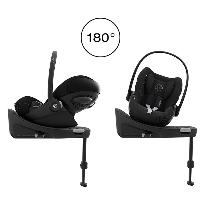 Siège Auto Cloud G i-Size Groupe 0+ - Moon Black Cybex