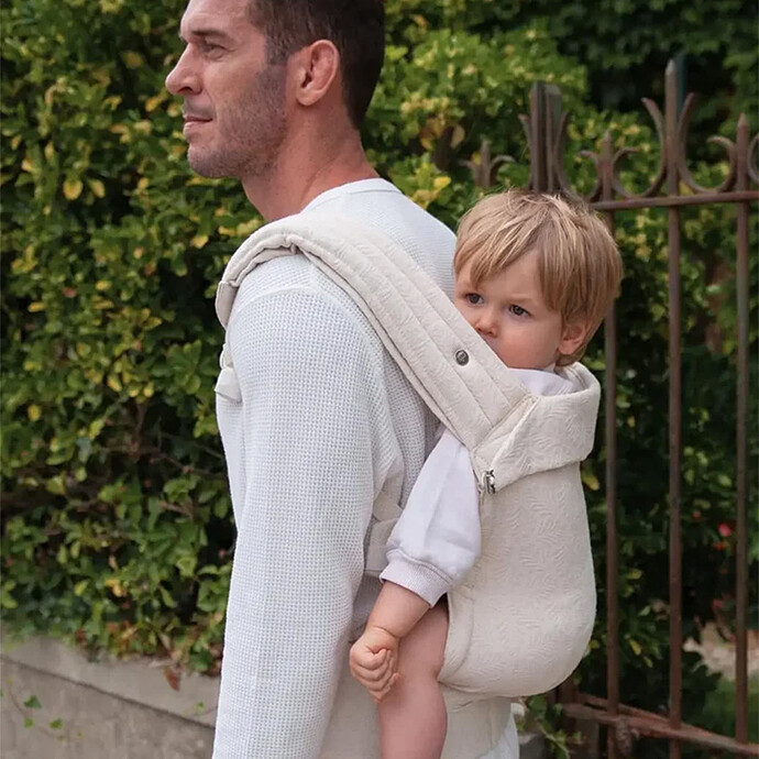 Porte-bébé Carry & Bloom - Palm Ecru MAMA HANGS