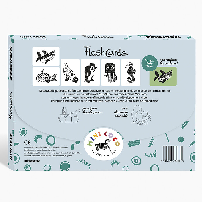 Avis Lot de 6 Cartes L'Océan