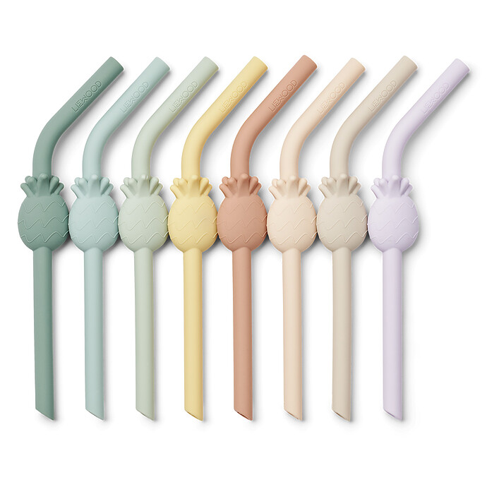 Lot de 8 Pailles Carlson - Ananas Pale Tuscany Multi Mix Liewood