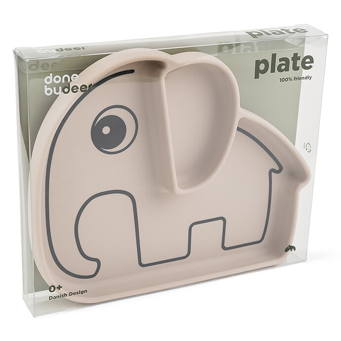 Achat Assiette Silicone Stick & Stay Elphee - Sable