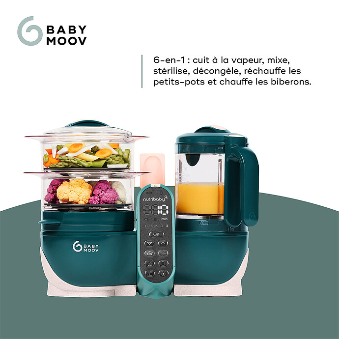 Nutribaby (+) - Opal Green Babymoov