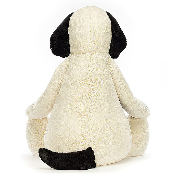 Bashful Black & Cream Puppy - Giant Jellycat
