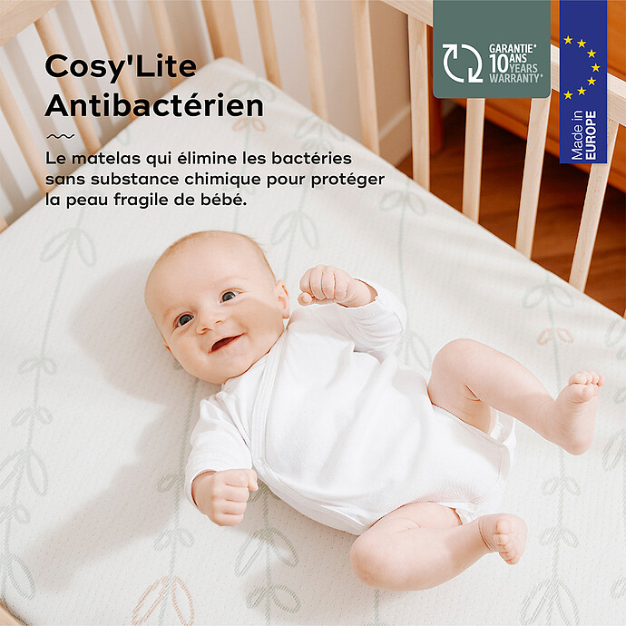 Matelas Antibactérien Cosy'lite - 60 x 120 cm Babymoov
