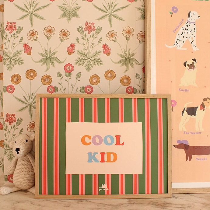Affiche Cool Kid - 30 x 40 cm Ma petite vie