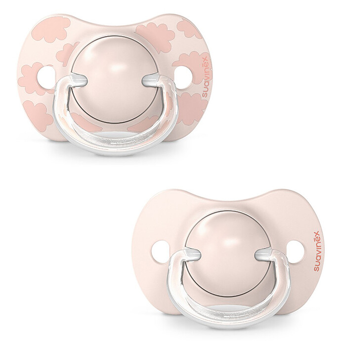 Lot de 2 Sucettes Symétriques SX Pro Dreams Rose - 0/6 Mois Suavinex