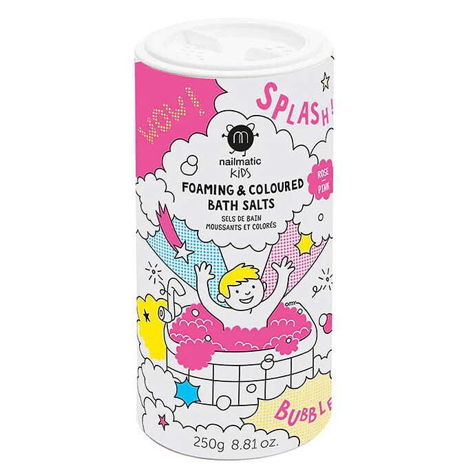 Sels de Bain Moussants Rose - 250 g Nailmatic