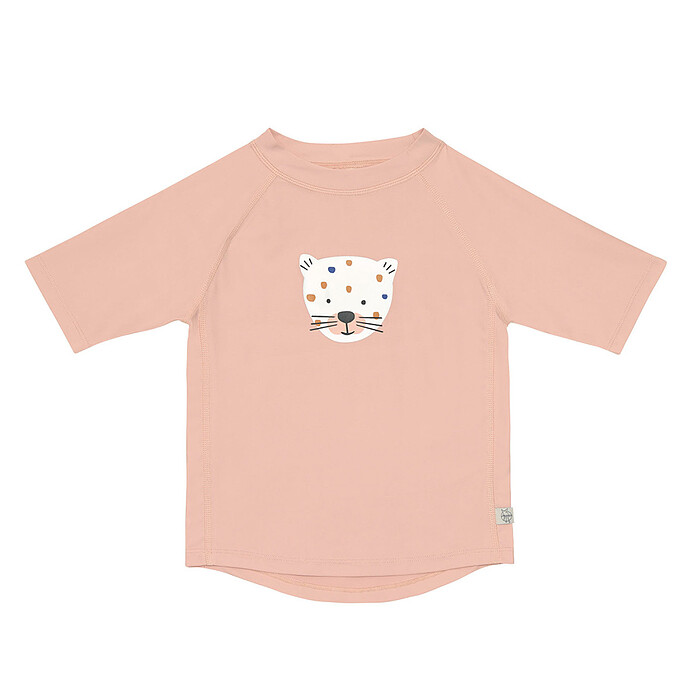 T-shirt Anti-UV Manches courtes Desert Aventure Léopard Rose - 6/12 Mois LÄSSIG