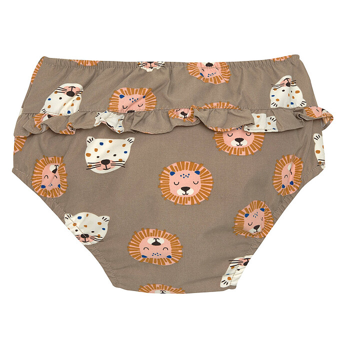 Achat Maillot de Bain Couche Desert Aventure Chats Sauvages Choco - 6/12 Mois