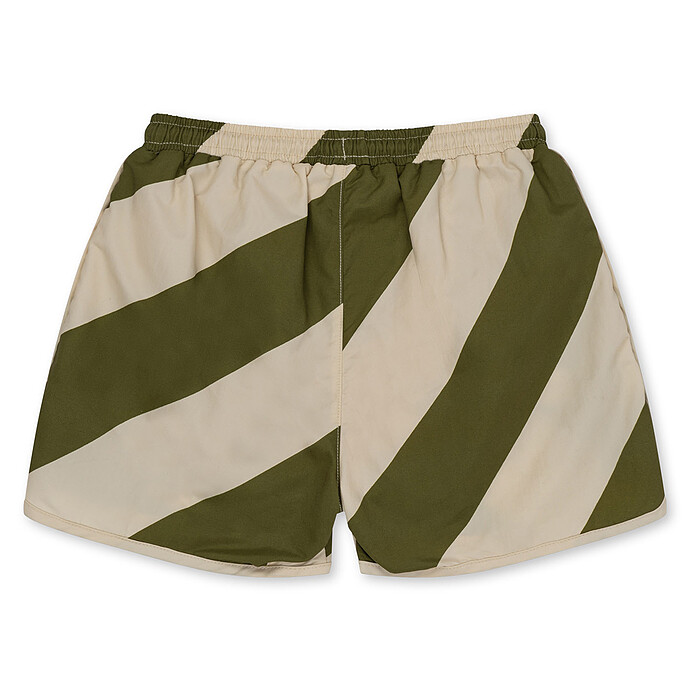 Achat Short de Bain Asnou Dark Olive Creamy White - 4 Ans