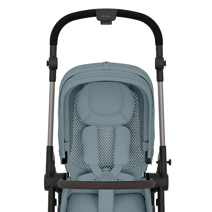 Avis Poussette Citadine Melio 4 Châssis Taupe - Stormy Blue