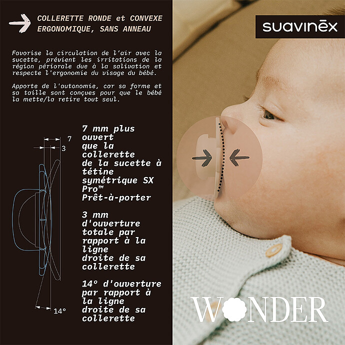 Avis Sucette Réversible SX Pro Wonder Cork - 0/6 Mois