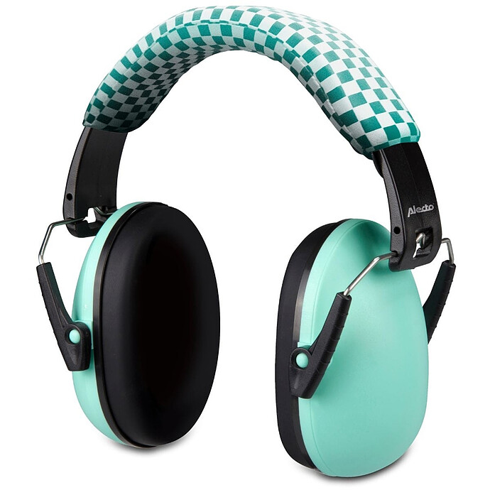 Casque Anti-bruit pour Enfants - Vert Alecto