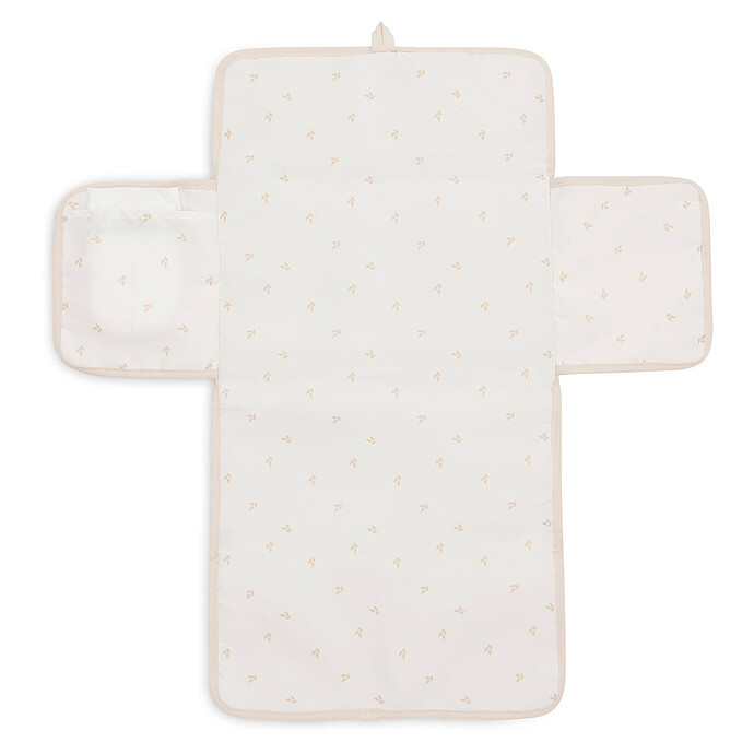 Matelas à Langer Bébé Jollein - 100% Coton Mousseline, 71x50 Cm, Avec Poches à Couches, Pliable Et Lavable