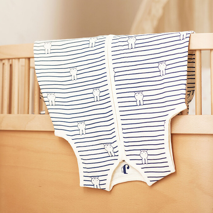 Avis Gigoteuse Miffy Stripe Navy - 3/6 Mois