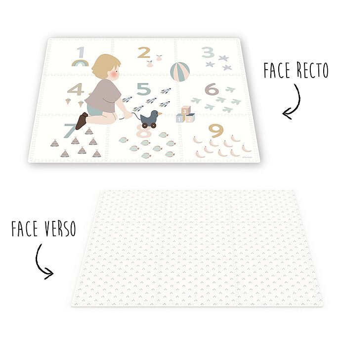 Tapis de Jeux Réversible - Numbers & Dots Play&Go