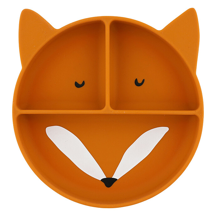 Assiette en Silicone avec Ventouse - Mr. Fox Trixie Baby