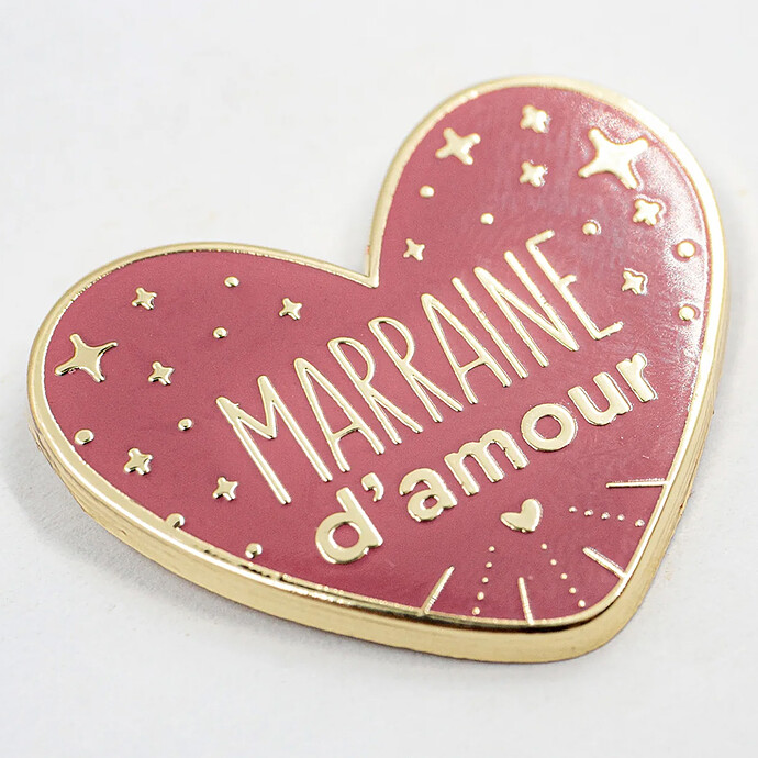 Pin's - Marraine d'Amour Manahia