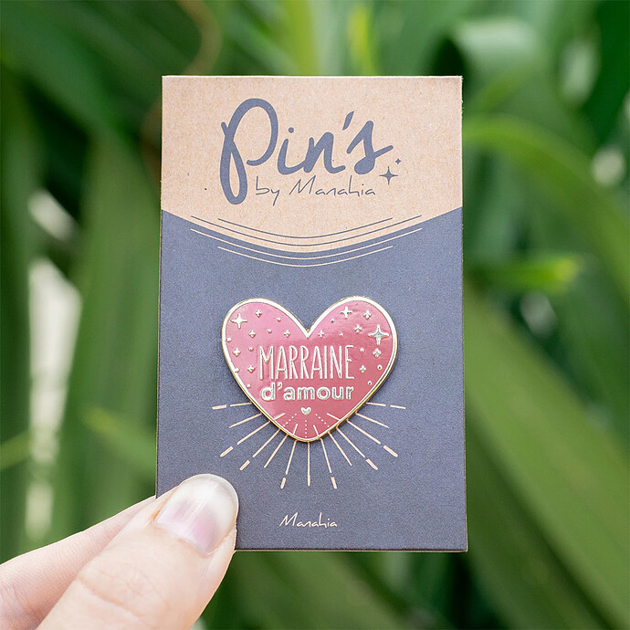 Avis Pin's - Marraine d'Amour