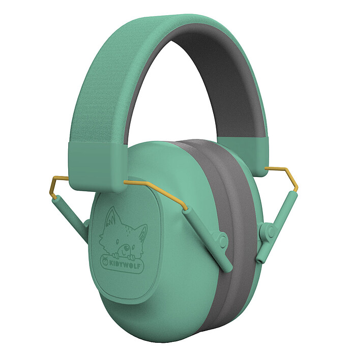 KidyNoise Casque Anti-Bruit - Vert Kidywolf