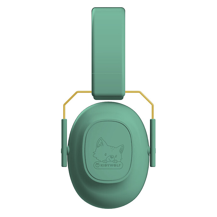 KidyNoise Casque Anti-Bruit - Vert Kidywolf