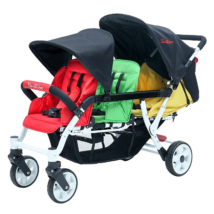 Poussette 3 Places Lidoo H3E + Ergondrive Familidoo