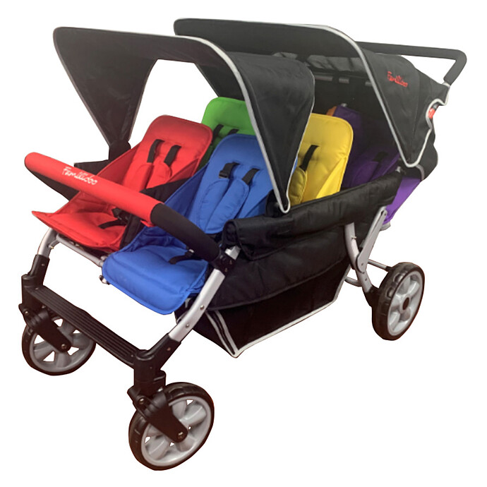 Poussette 6 Places Lidoo Bus BB Familidoo