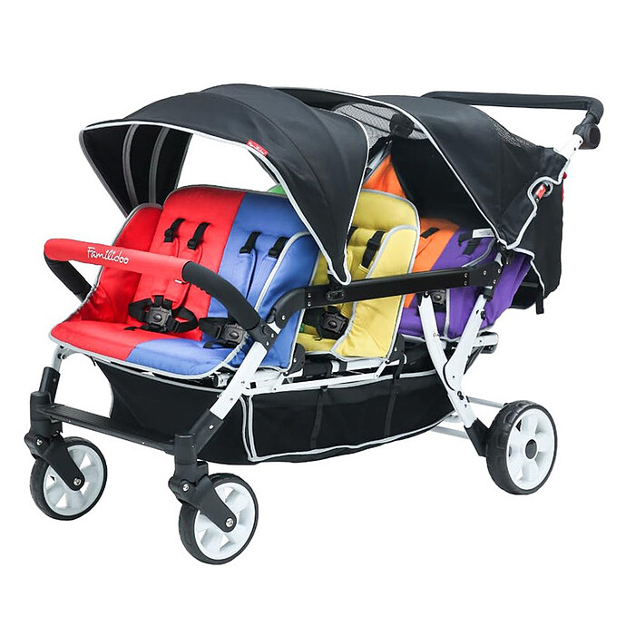 Poussette 6 Places H6E Familidoo