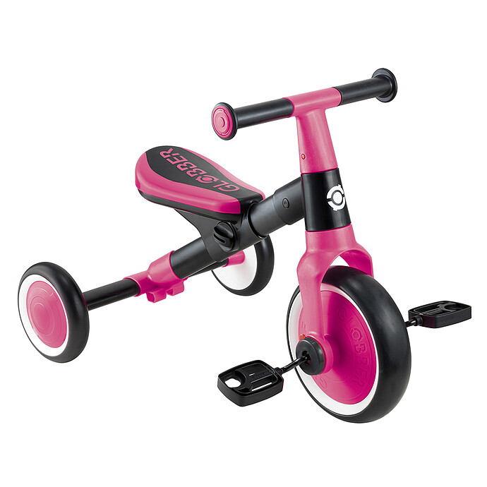 Porteur Learning Bike 2-en-1 - Fushia Globber