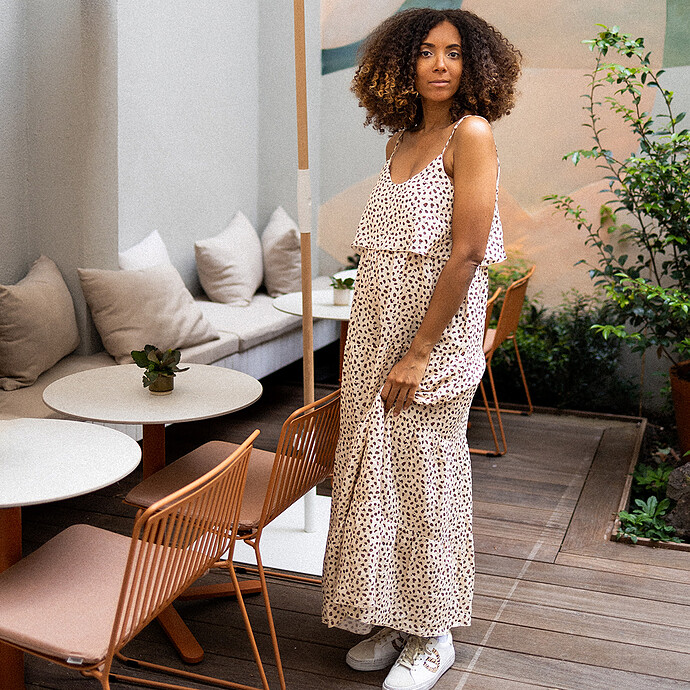 Robe Longue d'Allaitement Summ'her Mama Graou - L You&Milk
