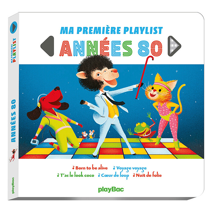 Livre Musical Ma Première Playlist Année 80 playBac