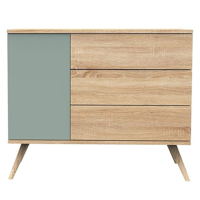 Avis Commode et Plan à Langer Seventies - Chêne Doré et Sauge