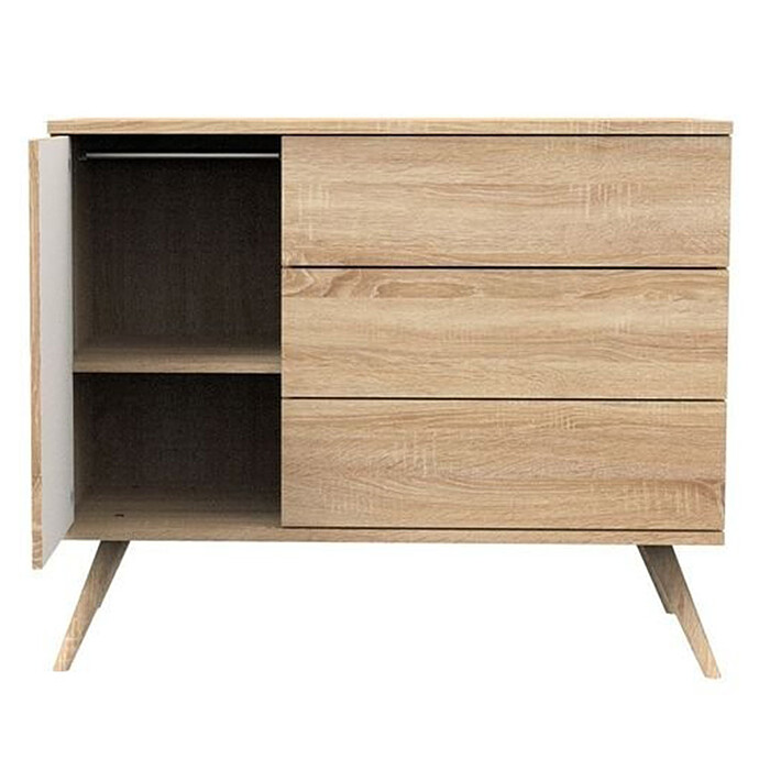 Achat Commode et Plan à Langer Seventies - Chêne Doré et Vanille