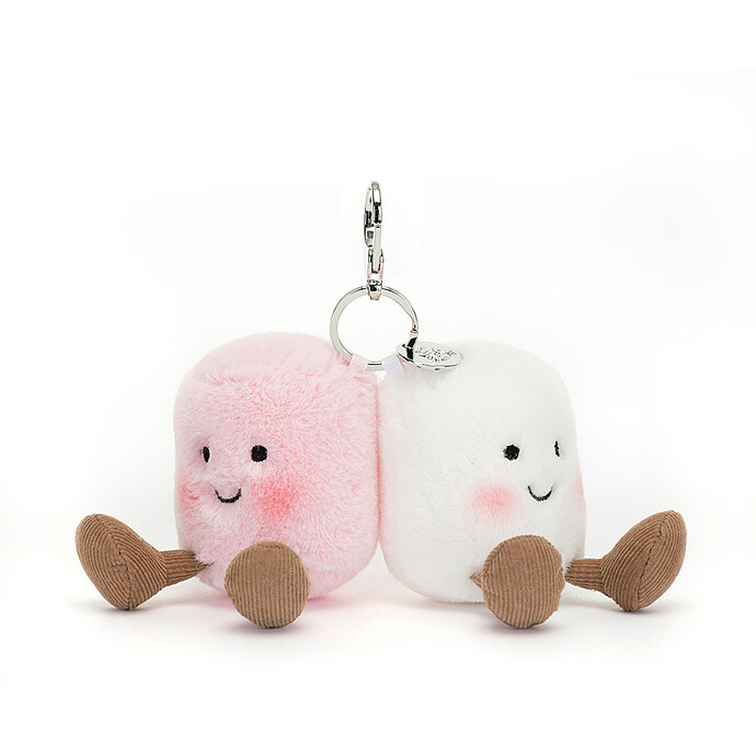 Porte-clé Amuseable Pair of Marshmallows  Jellycat