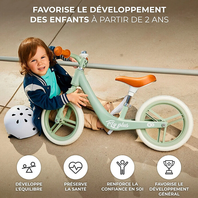 Avis Draisienne FLY PLUS - Vert Menthe