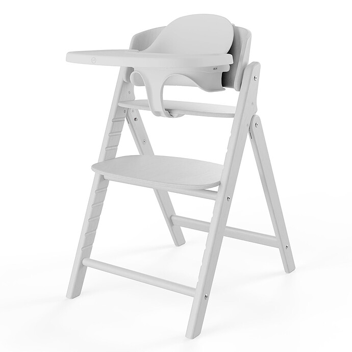Chaise Haute Click & Fold 3-en-1 - All White Cybex