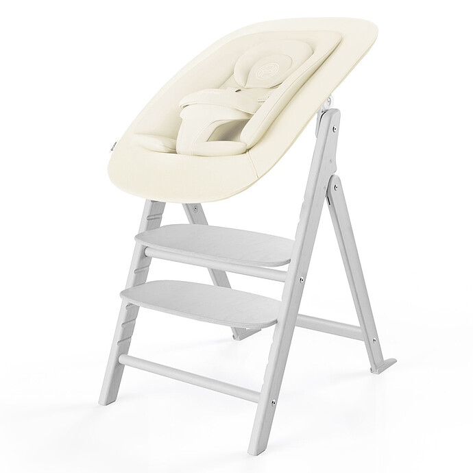 Chaise Haute Click & Fold 4-en-1 - All White Cybex