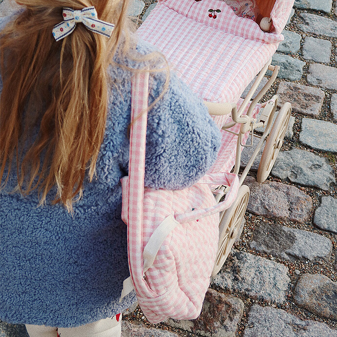 Avis Sac à Langer pour Poupée - Powder Pink Check