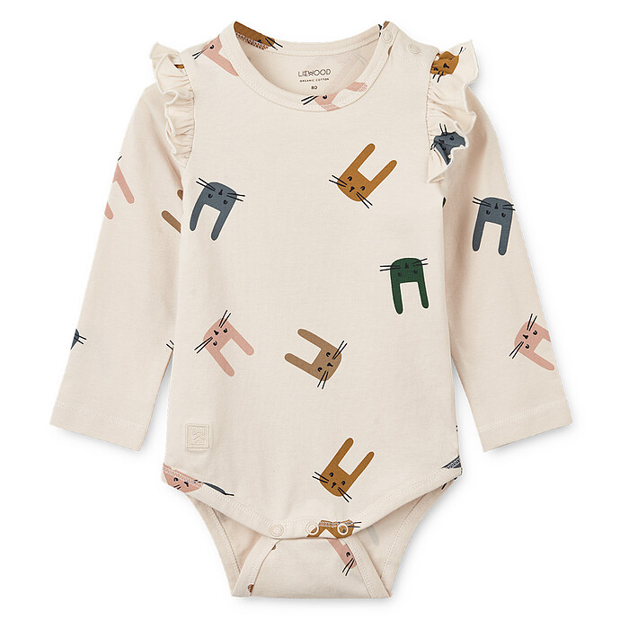 Lot de 2 Bodys Yanni Bunny Sandy & Pale Tuscany - 18 Mois Liewood