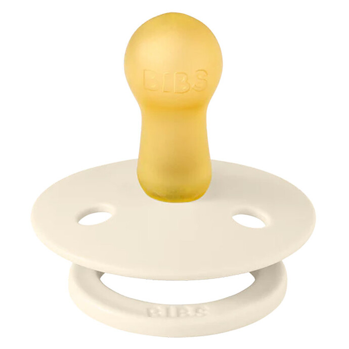 Avis Lot de 2 Tétines Rondes Bibs x Liberty Strawberries and Cream Ivory Mix - 0/6 Mois 
