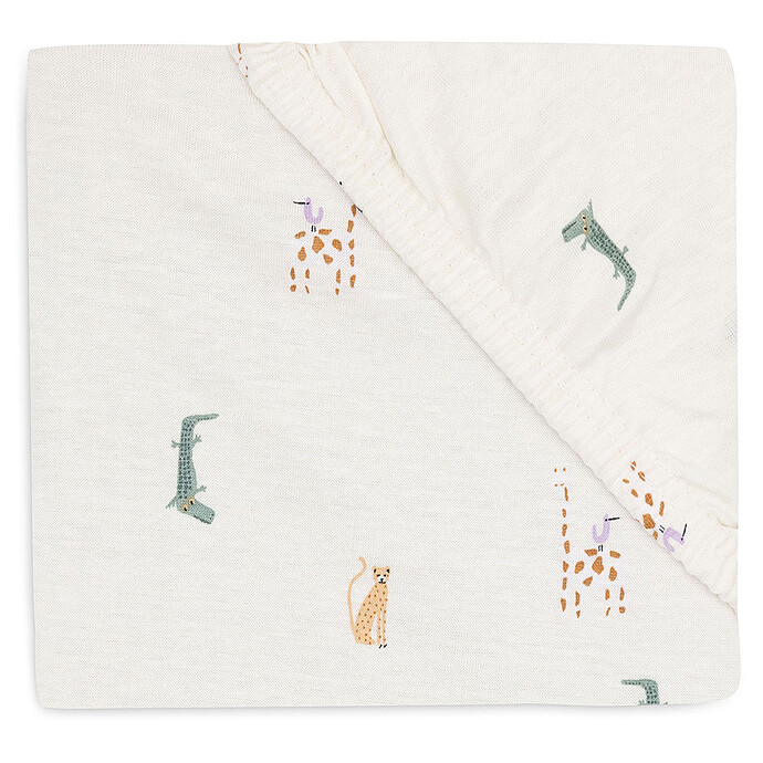 Drap Housse Jersey Jungle Jambo - 70-75 x 140-150 cm Jollein
