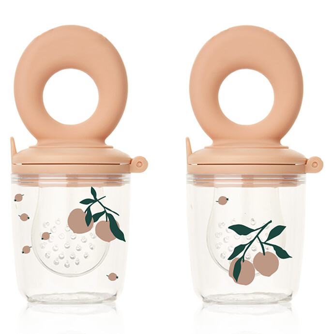 Lot de 2 Grignoteurs Peach Sea Shell - 0 Mois + Liewood